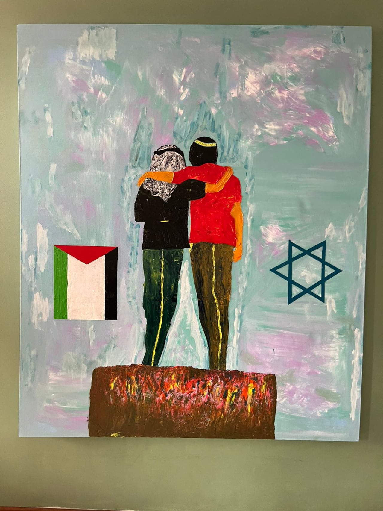 Parábola de la Paz se encuentra expuesto en el hotel Spiwak, hasta el 7 de enero.