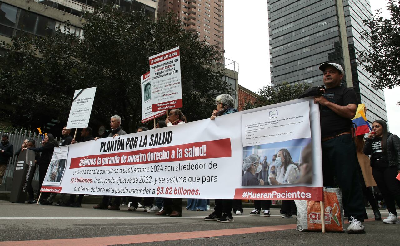 Plantón por la salud