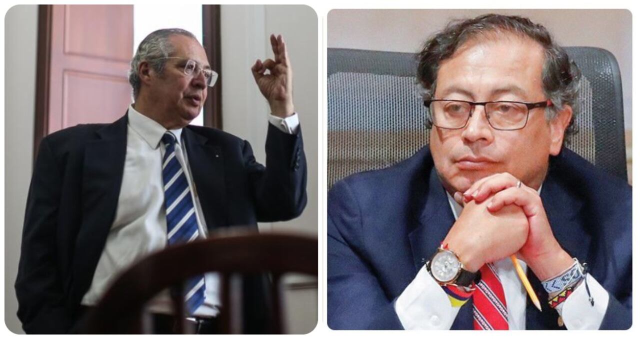 Iván Name y Gustavo Petro.