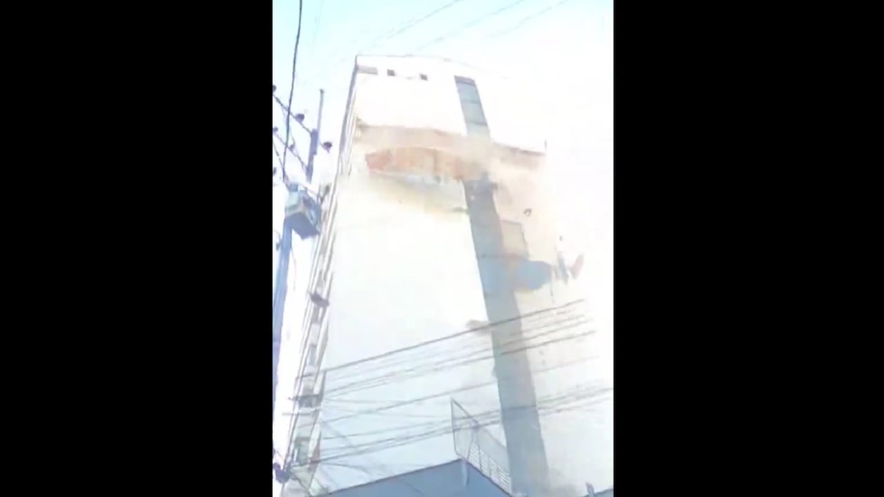 así cayó el piso 12 del edificio Invico en Pereira