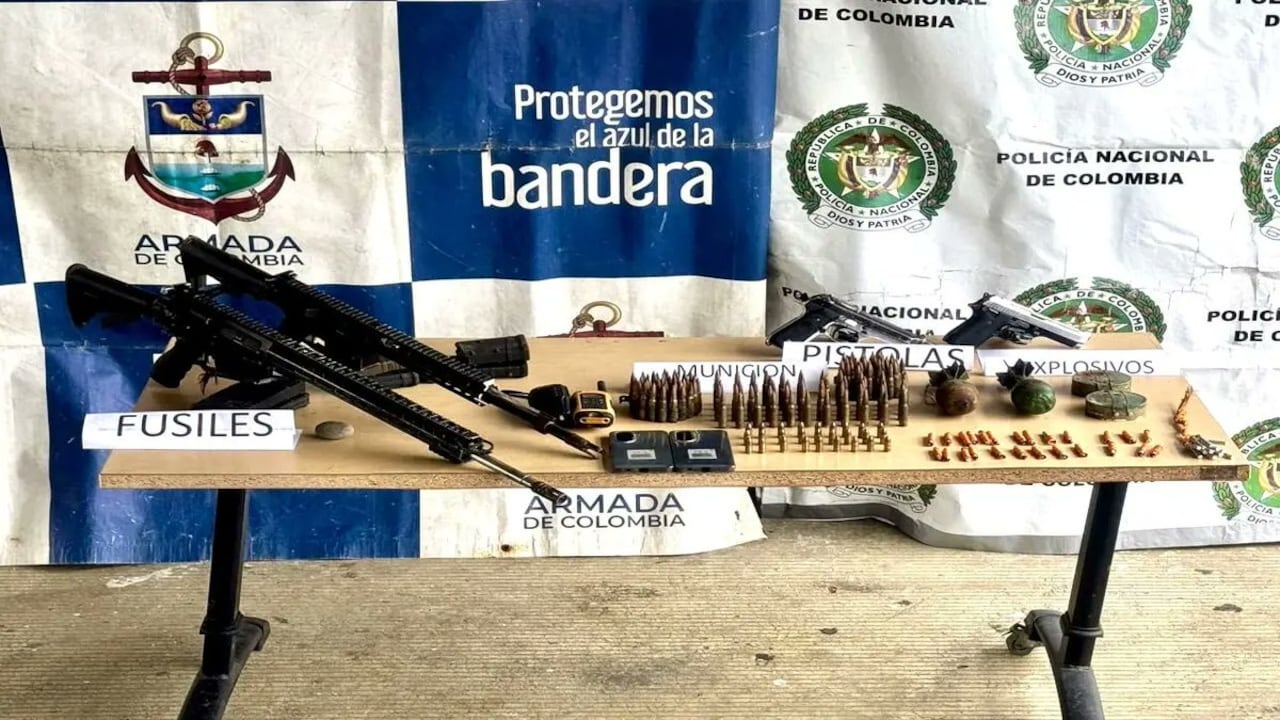 Material incautado a la Jaime Martinez en Buenaventura