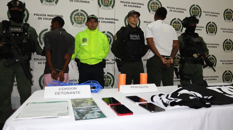 Los detenidos fueron puestos a disposición de las autoridades competentes.