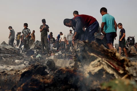 Bombardeo en Rafah