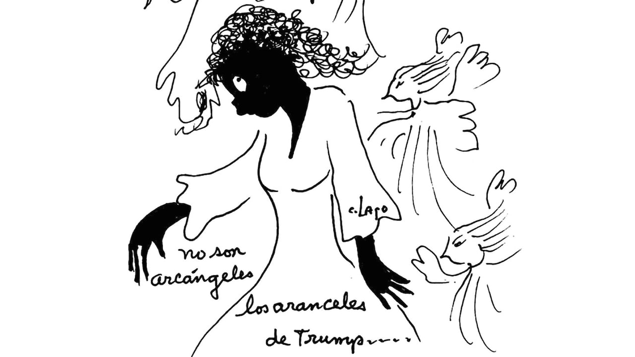 Caricatura de Nieves, 6 de abril de 2025.