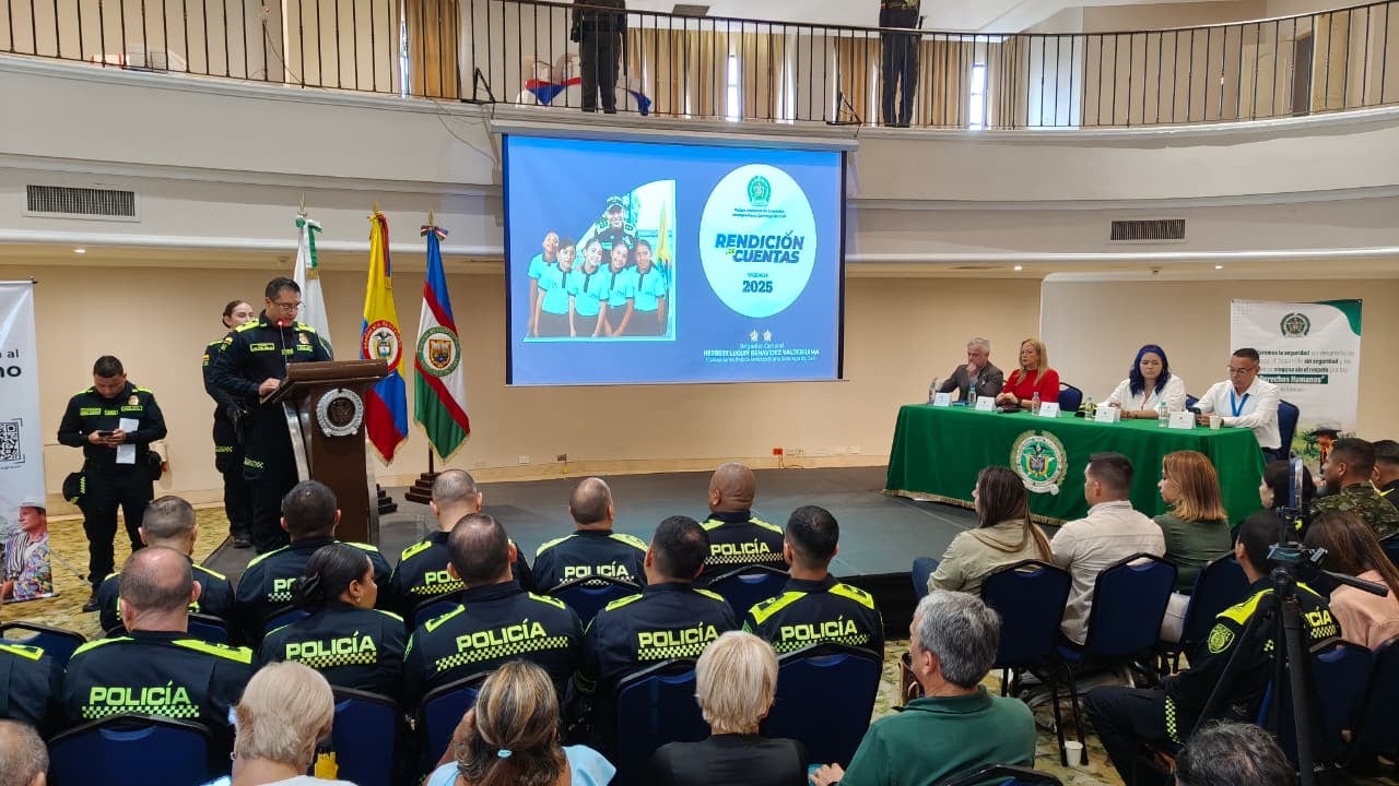 Rendición de Cuentas 2025 de la Policía Metropolitana de Santiago de Cali.