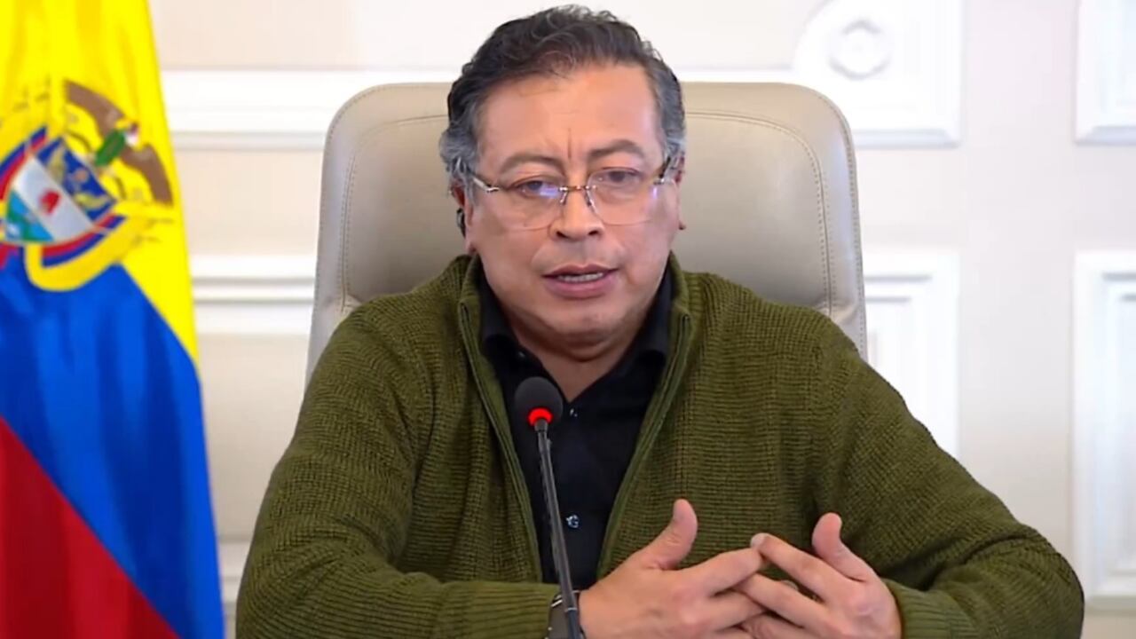 Presidente Gustavo Petro durante el Consejo de Ministros