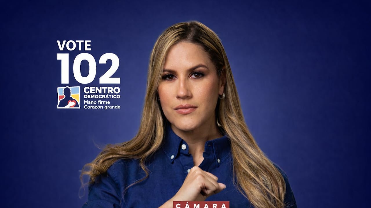 Alejandra Cifuentes candidata a la Cámara de Representantes, por el Centro Democrático.