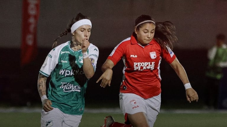 Santa Fe y Deportivo Cali disputan el título de Liga Femenina