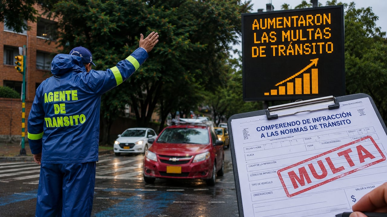 Imágen de referencia para la nota en la que se anuncian que aumentaron las multas de tránsito en los primeros cuatro meses de 2026.