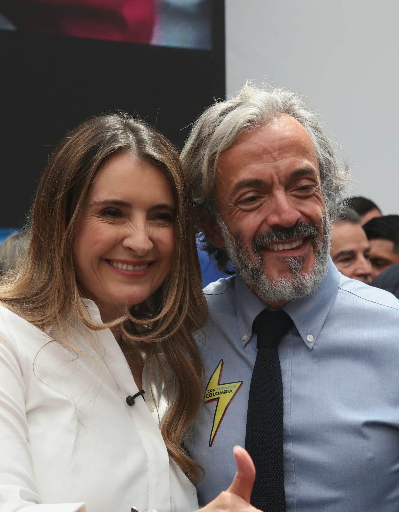 Inscripción de candidatura a la presidencia de Paloma Valencia y su fórmula a la vicepresidencia Juan Daniel Oviedo