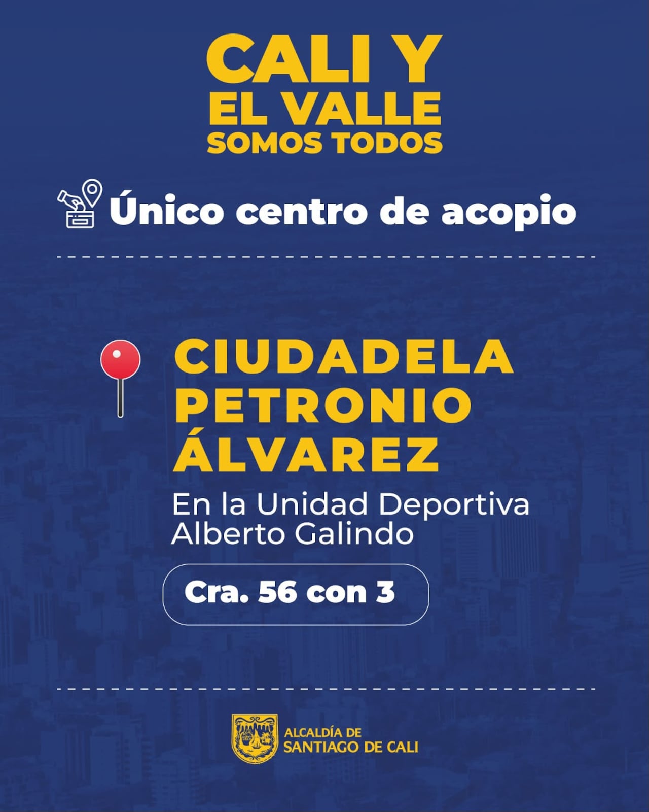 Terremoto en Cali, información oficial, canales de atención