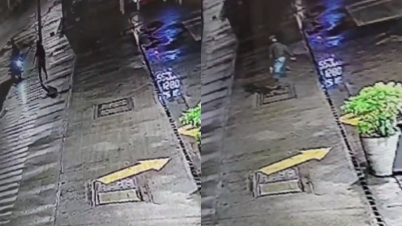 Presunto robo a estación de gasolina en Cali