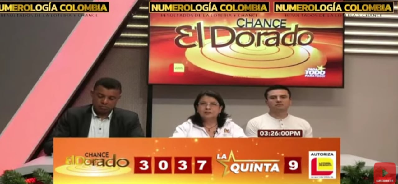 Resultado dorado tarde 20 de diciembre 2025.