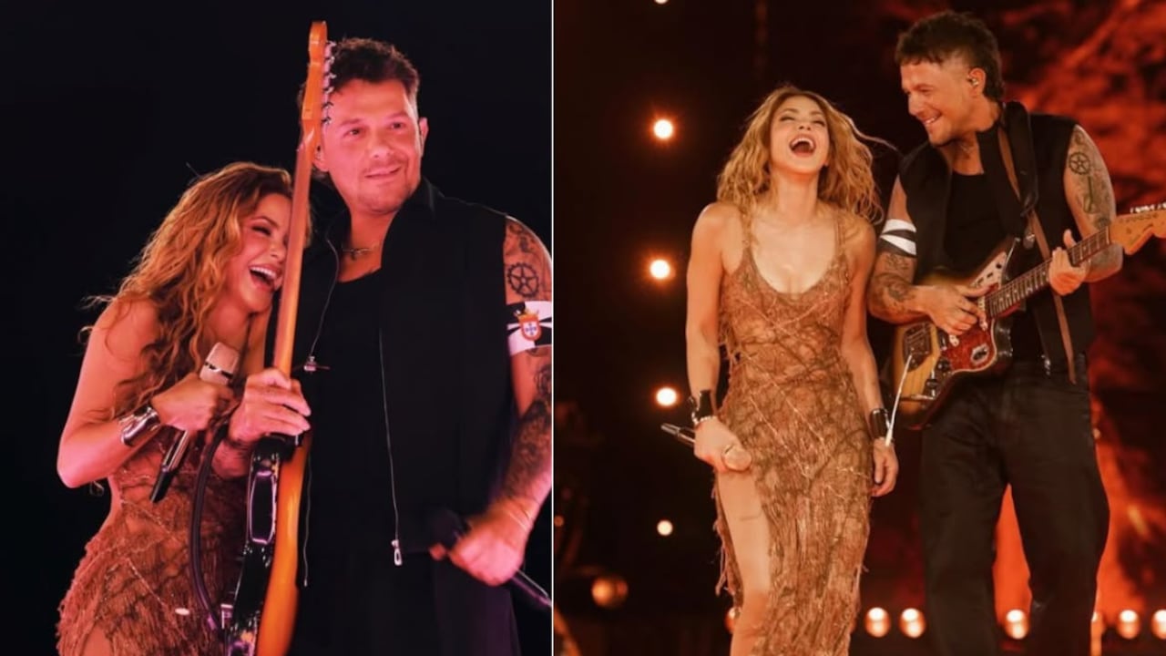 Shakira y Alejandro Sanz cantaron “La Tortura” en España.