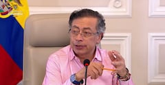 Gustavo Petro en Consejo de Ministros