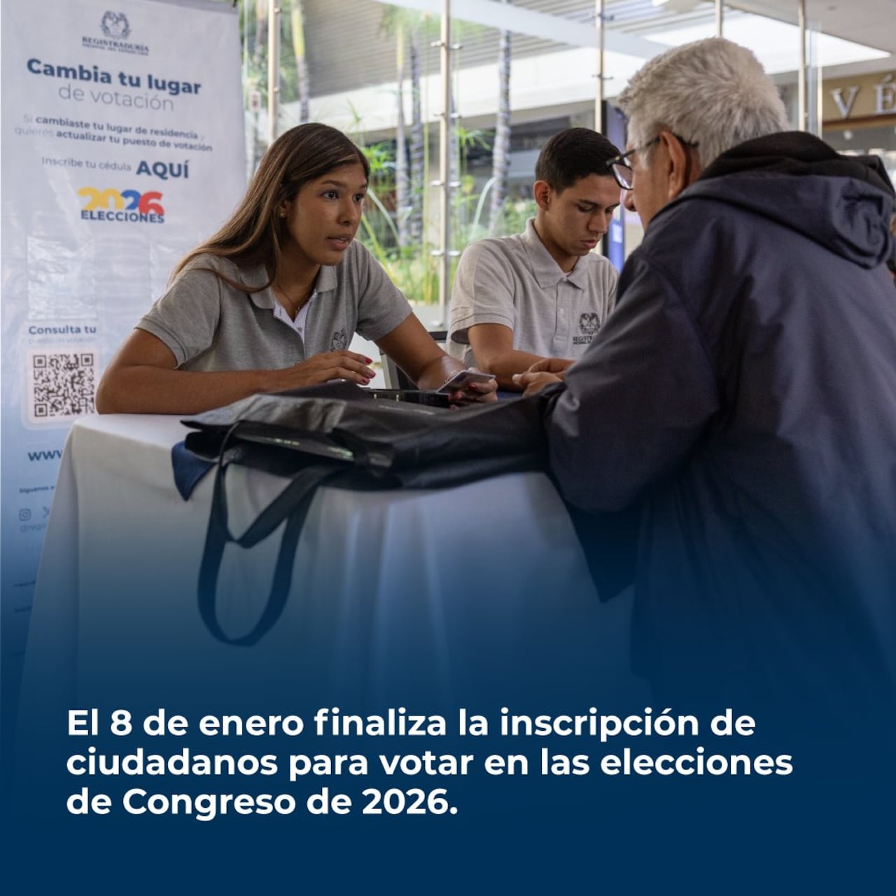 El próximo jueves 8 de enero vence el plazo para que los ciudadanos colombianos realicen la inscripción de cédulas.
