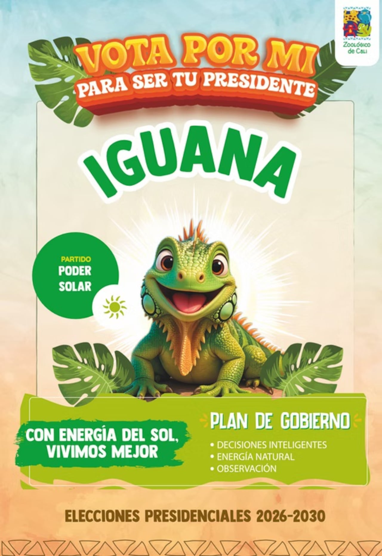 Elecciones 'presidenciales' en el Zoológico de Cali.