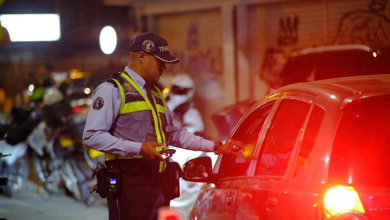 Controles de la Secretaría de Movilidad en la Feria de Cali.