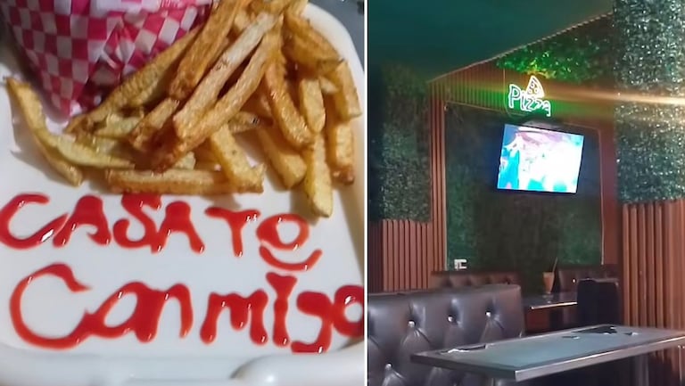 “Cásate conmigo”: joven recibió propuesta con hamburguesa y TikTok estalló en comentarios