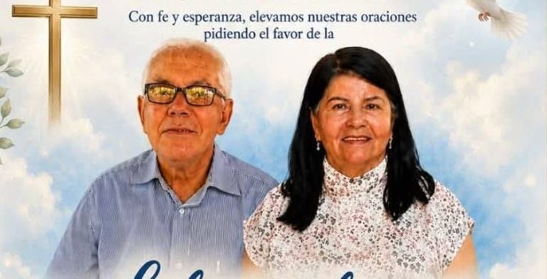 Luis Alfredo Hermosa y Luz Bolivia Guevara recuperaron la libertad tras permanecer 84 días secuestrados, luego de ser raptados por hombres armados en su vivienda, en el municipio de Timbío, Cauca.