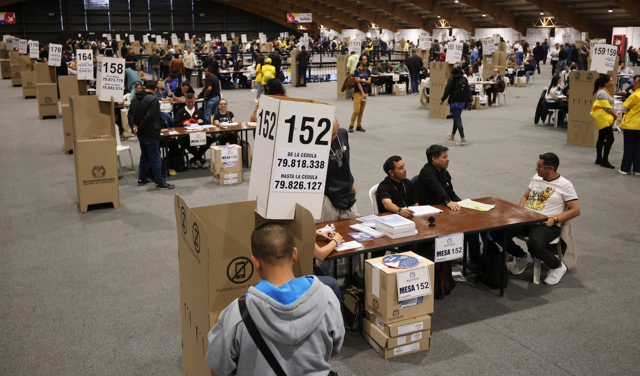 Elecciones presidenciales 2026, votaciones en Corferias.