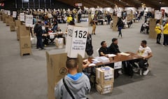 Elecciones presidenciales 2026, votaciones en Corferias.