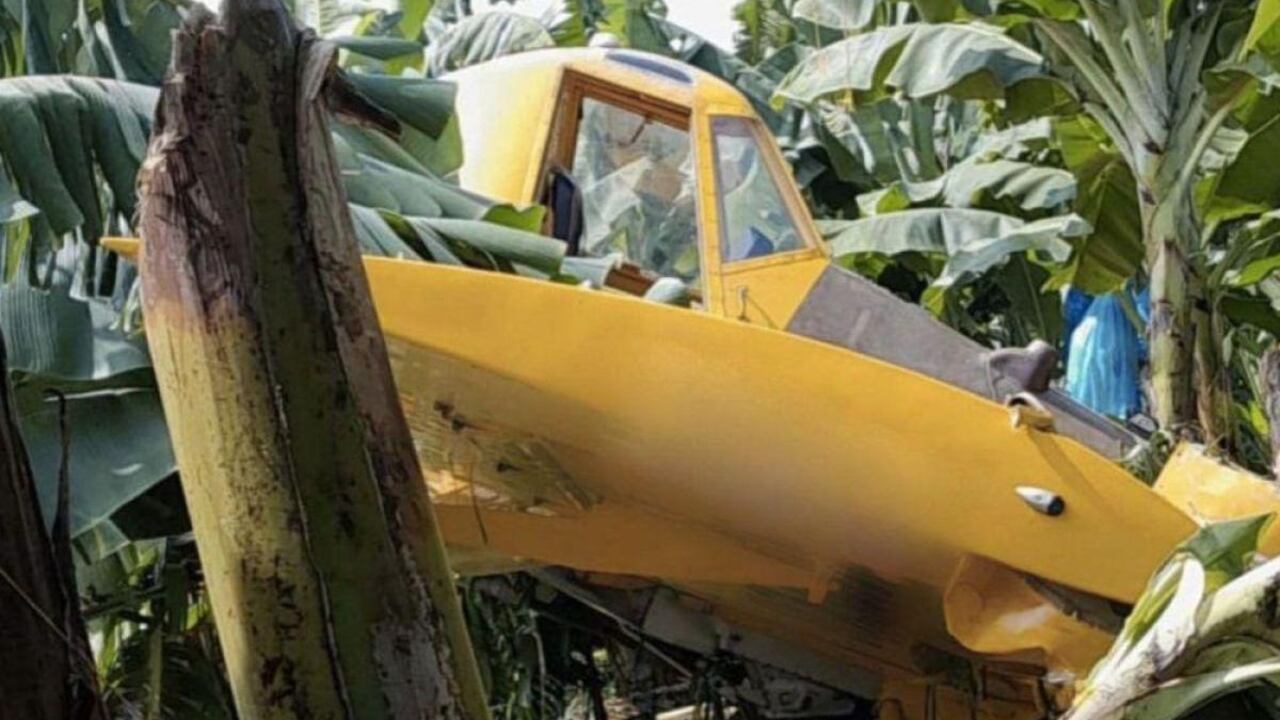 La avioneta pertenece a la empresa Aeropenor.