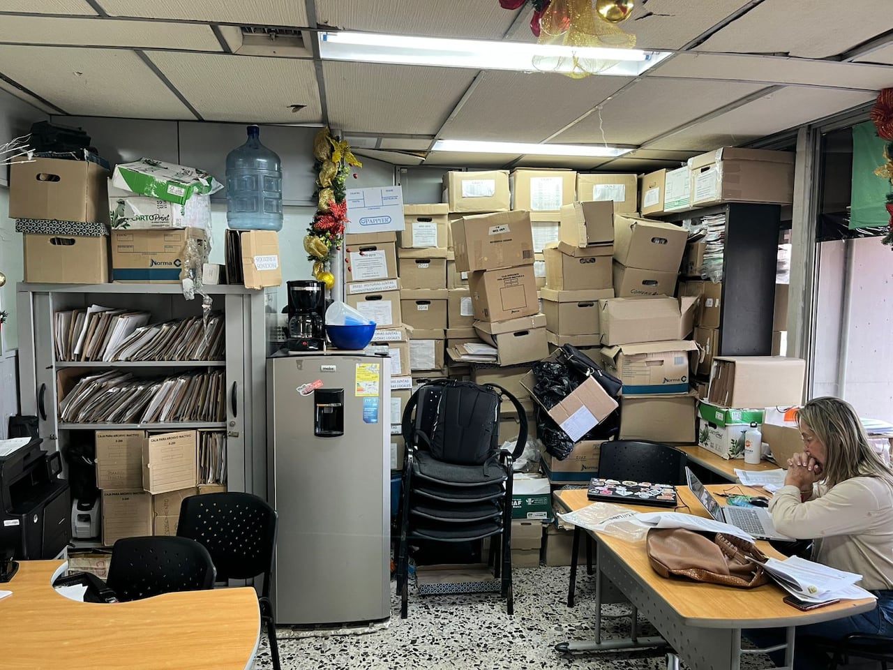 Así lucen por lo general las dependencias que están en el Centro Administrativo Municipal (CAM) de Cali.