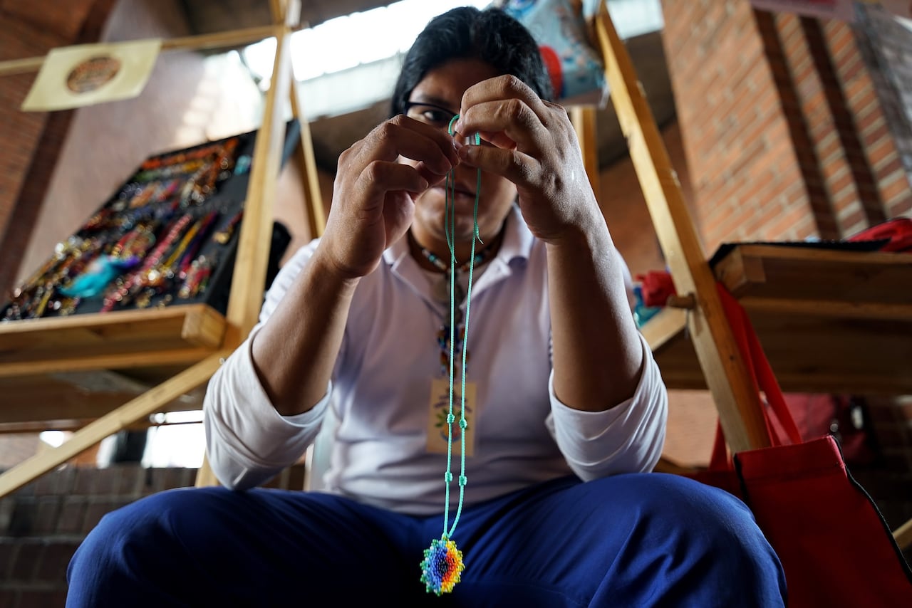 Artesanos y emprendedores participaron en el Festival Nacional e Internacional del Sombrero y el Tambor realizado en el Centro Cultural de Cali.