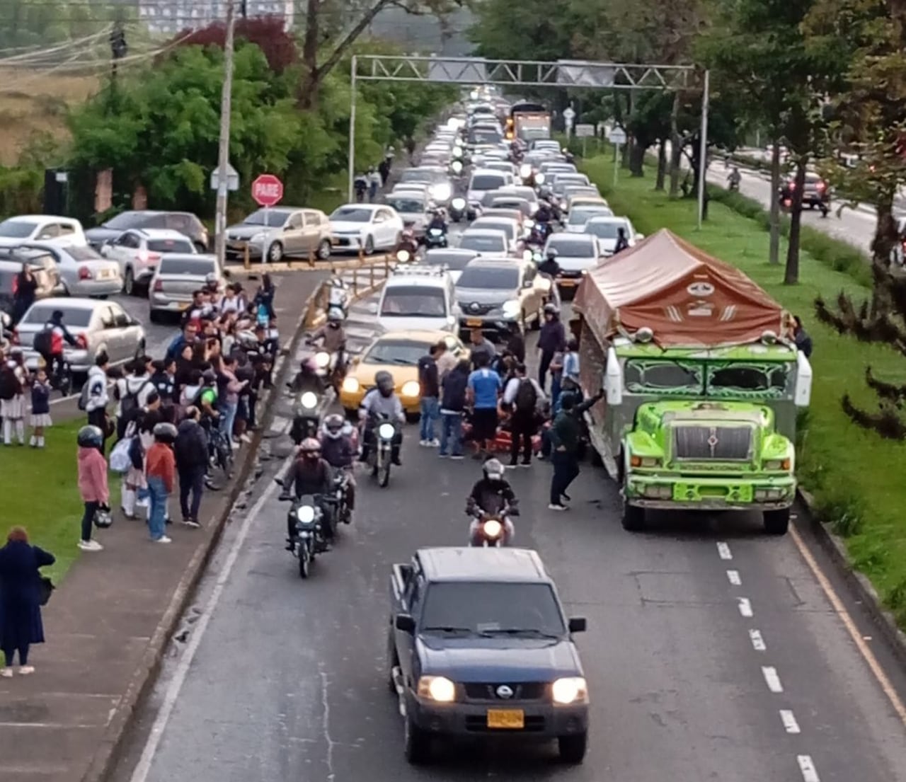 Este accidente se registró en las primeras horas de la mañana de este miércoles 26 de febrero al norte de la ciudad de Popayán.