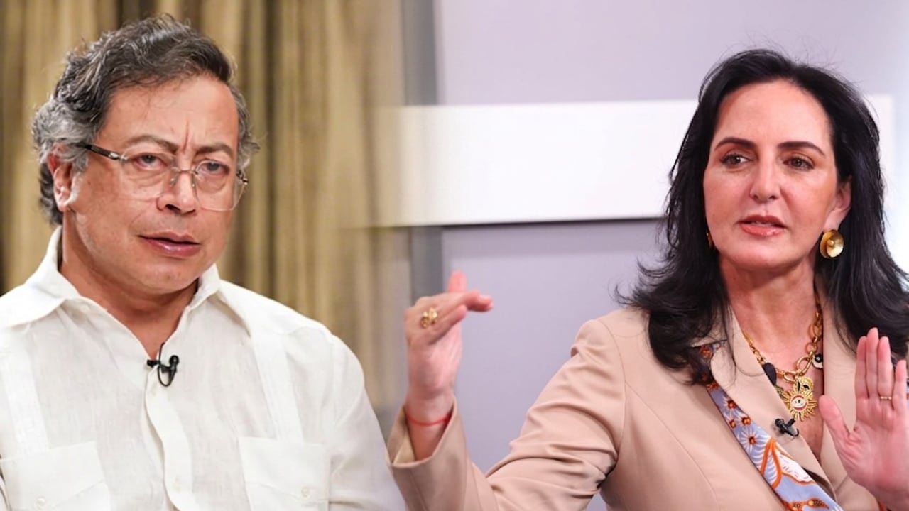 Cruce de señalamientos entre María Fernanda Cabal y Gustavo Petro.