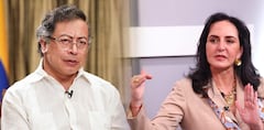 Cruce de señalamientos entre María Fernanda Cabal y Gustavo Petro.
