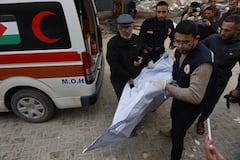 Ataque de Israel en el norte de la ciudad de Gaza en medio del frágil cese al fuego entre Israel y Hamás.