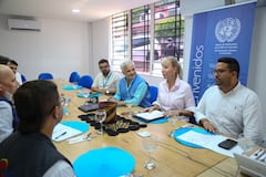 La Gobernadora del Valle sostuvo un encuentro con las delegaciones de observación electoral de la Misión de Observación Electoral (MOE) y la Misión de Verificación de la ONU.