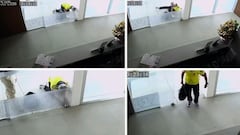 Aprovechando que estaba cerrada la Sala VIP del muelle internacional, la Aeronáutica Civil rompió la chapa e irrumpió en las instalaciones para desalojar por la fuerza al contratista.