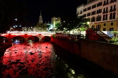 De rojo intenso se iluminarán los bienes de interés cultural y otros hitos ornamentales de la ciudad durante este 14 de febrero, Día de San Valentín.