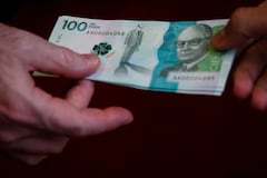 Efetivo, billete, billetes, dinero, pesos colombianos, peso colombiano, plata.