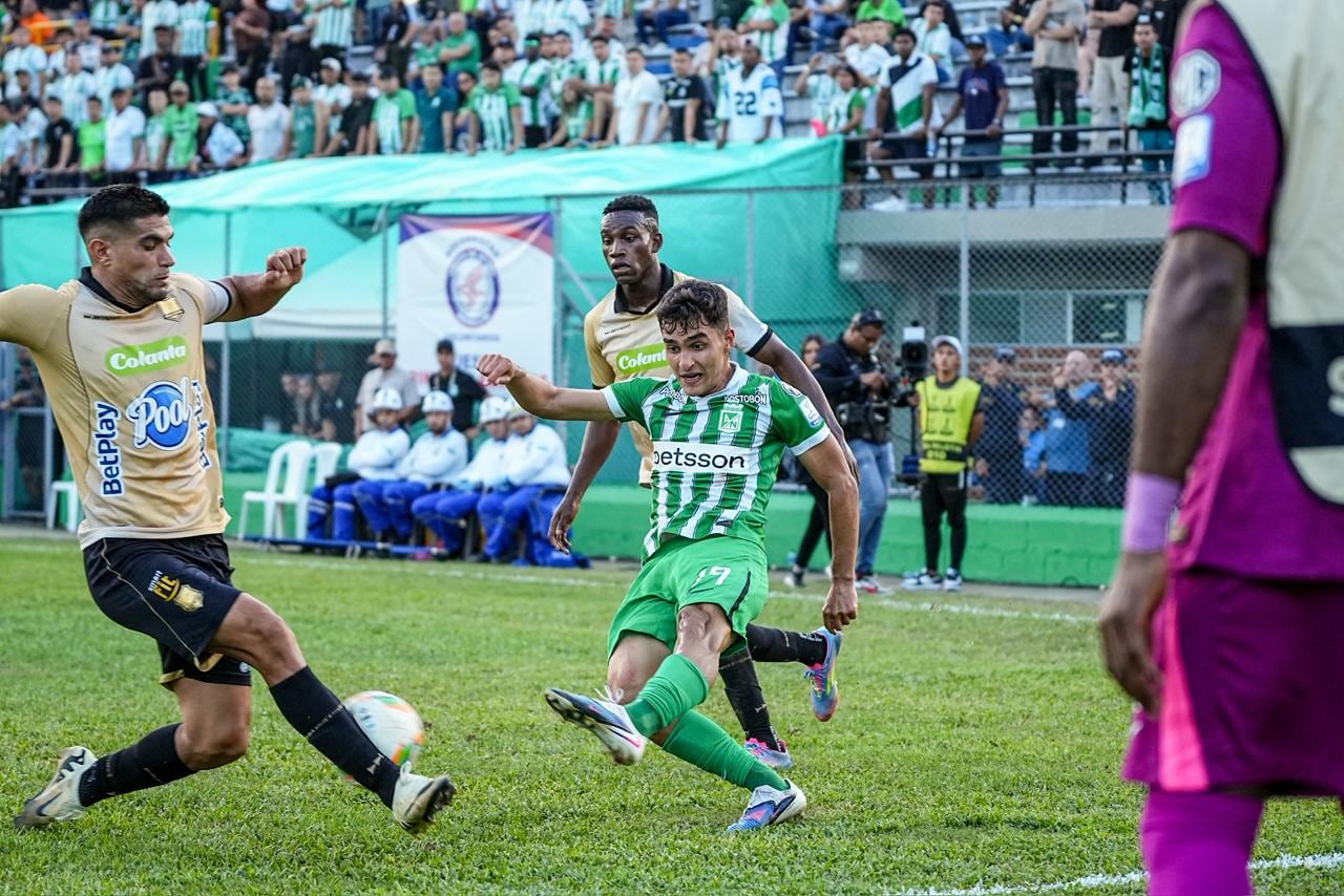 Imagen del partido entre Águilas Doradas y Atlético por la fecha 10 del primer semestre de la Liga Colombiana 2026.