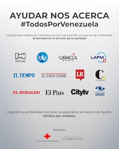 La campaña busca movilizar ayudas para las familias afectadas por el terremoto en Venezuela.
