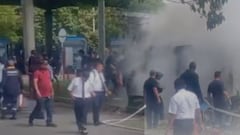 Incendio menor en patio del MIO en Bochalema encendió las alarmas este jueves 11 de diciembre.