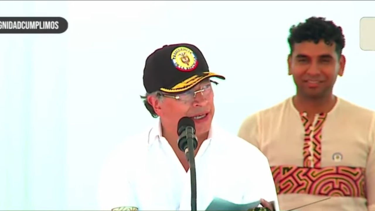 El presidente de la República, Gustavo Petro, realizó un discurso desde la ciudad de Leticia en el Amazonas.