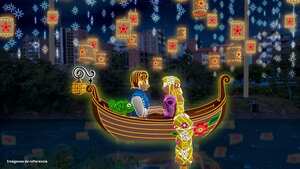 Una de las imágenes que se verá en los alumbrados de Medellín 2023