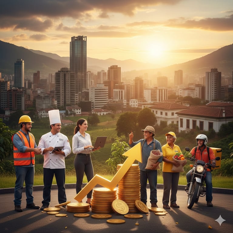 En Colombia 2,4 millones de trabajadores ganan el salario mínimo y se benefician de la reciente alza del 23%.