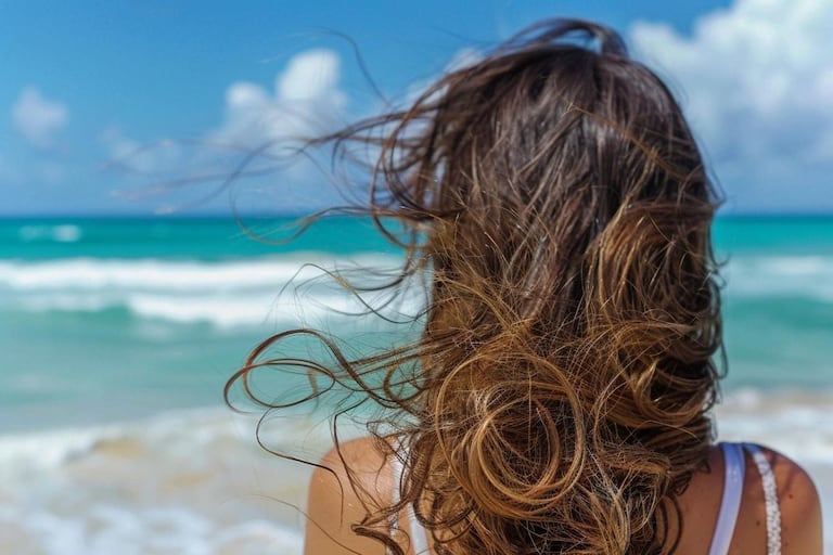 La salud capilar suele verse afectada en vacaciones por la alta exposición al sol y al agua.