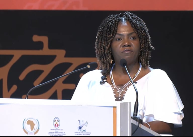 Francia Márquez, vicepresidenta de Colombia, en nuevo viaje por países de África