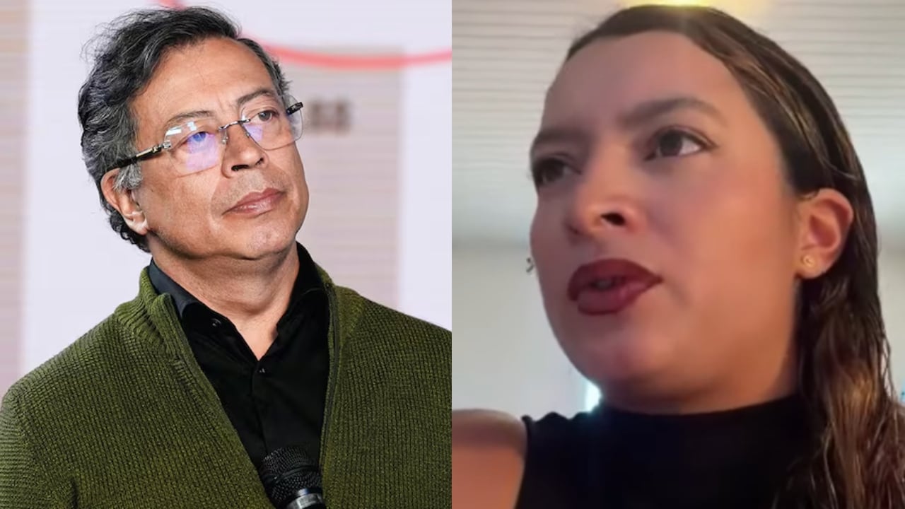 Gustavo Petro y Andrea Petro.