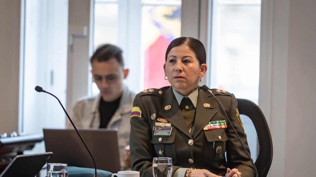 Comandante de la Policía Metropolitana de Bogotá, general Sandra Hernández,