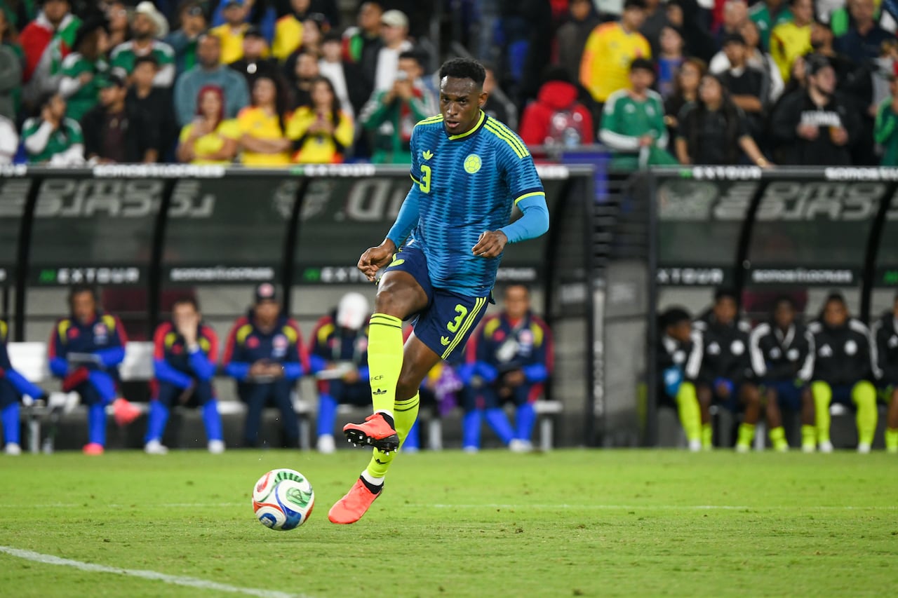 Momento del partido amistoso entre Colombia y México, en Baltimore, por la Fecha FIFA de septiembre y octubre.