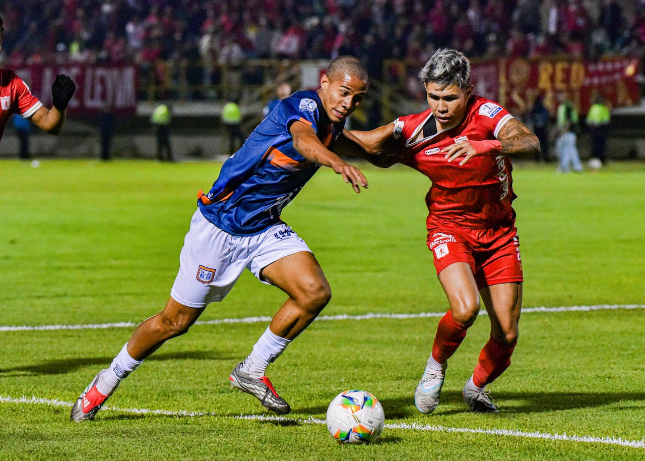 Imagen del partido entre Boyacá Chicó y América de Cali por la fecha 2 del primer semestre de la Liga Colombiana 2026.