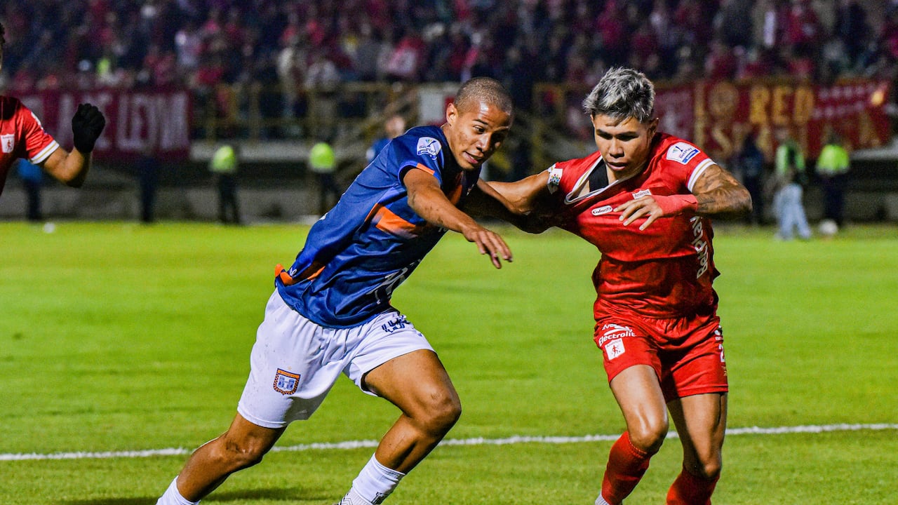 Imagen del partido entre Boyacá Chicó y América de Cali por la fecha 2 del primer semestre de la Liga Colombiana 2026.